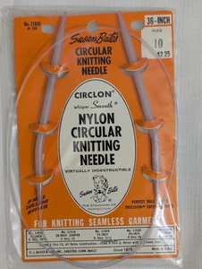 Vintage Susan Bates Circular Knitting Needlels Size 10- 36" NOS - Picture 1 of 3