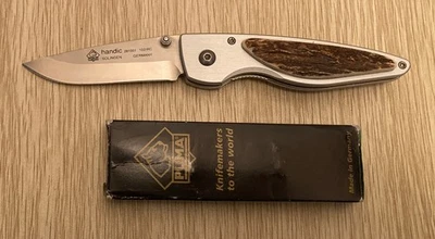 Puma Germany Handic 281001 102/RC Stag Handle Pocket Knife New With Box. - Image 1 of 4