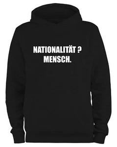 Styletex23 Hoodie Men's Nationality Mensch, Humanismus Weltbürger - Bild 1 von 6