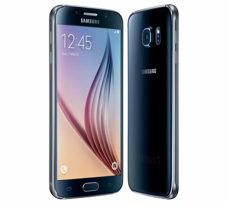 Samsung Galaxy S6 Edge G925V 32G Verizon Unlocked Smartphone Very Good Dark BLUE - Image 1 of 2