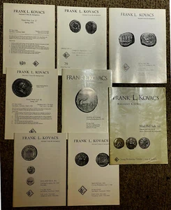 Frank Kovacs Altgriechisch Römisch Armenisch Baktrisch Gold Silber 8er Set Kataloge - Bild 1 von 2
