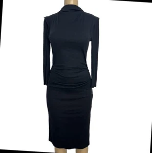 Vestido ajustado negro formal cuello falso Michael Stars para mujer S, elástico talla M leer - Imagen 1 de 23