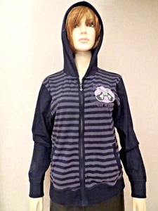 Indigo Star Los Angeles Youth L XL NWT Goth Steampunk Zipper Jacket Hoodie NWT - Picture 1 of 15