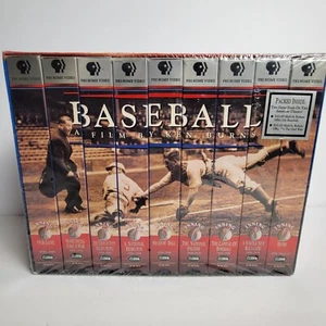 Baseball: A Film by Ken Burns - Nine Inning Boxed Set VHS, 1997 NEW SEALED - Picture 1 of 6