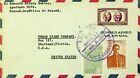 SEPHIL PANAMA 1960 3v ON AIRMAIL COVER TO SHALIMAR FLORIDA USA