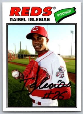 2018 Topps Archives #116 Raisel Iglesias     Cincinnati Reds - Image 1 of 2