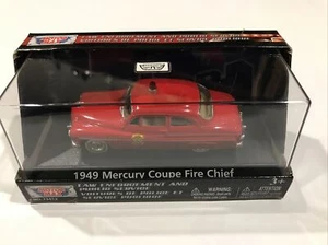 Motor Max Law Enforcement~Public Service 1949 Mercury Coupe Fire Chief 1:43 New - Picture 1 of 11