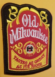Alter Milwaukee Bier bestickter Aufnäher ca. 2,75x3,5" - Bild 1 von 2