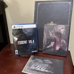 Resident EVIL 4 Remake Collector's Lot PS5 Game Steelbook Map Art Book ! - Picture 1 of 4