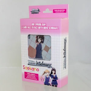 Weiss Schwarz TCG Trial Deck Cards- SAEKANO (Includes Playmat) - Picture 1 of 4