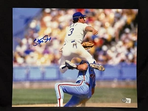 STEVE SAX LOS ANGELES DODGERS SIGNED AUTOGRAPH 11X14 PHOTO BAS BECKETT COA (F) - Picture 1 of 4