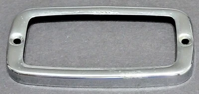 Genuine Volkswagen Type 2 (T2) Microbus Chrome Reverse Tail Light Trim - Image 1 of 4