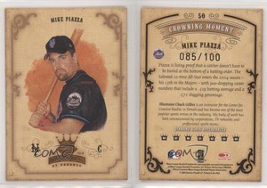 2004 Donruss Diamond Kings Bronze /100 Mike Piazza #50 HOF