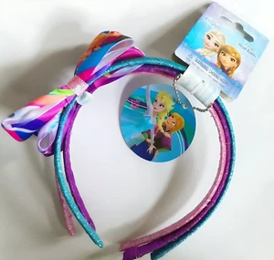Disney Frozen Glitter Bow Headbands Gift Pack with Mirror - Anna, Elsa, Olaf - Picture 1 of 6
