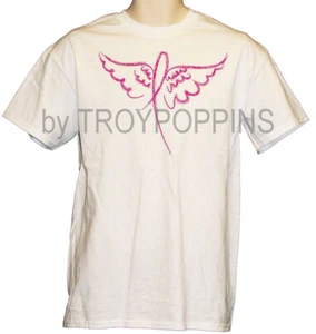 CAMISETA IMPRESA GRÁFICAMENTE CON CINTA DE CÁNCER DE MAMA ÁNGEL CARRERA MARATÓN ESPERANZA CINTA - Imagen 1 de 6