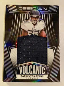 2020 Panini Obsidian Darrynton Evans Volcanic Jersey Relic /100 RC Titans🔥🔥🔥 - Picture 1 of 4