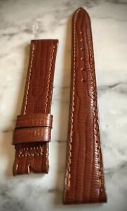 Genuine MOVADO 14mm Brown Calf Skin Watch Leather Band Strap