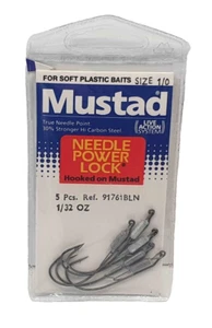 Ami MUSTAD - Ref. 91761BLN - Size 1/0 - Pezzi 5 - Black Bass EF412 - Foto 1 di 7