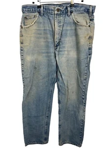 Carhartt Vintage Jeans Herren Jeans Distressed Blau W38 Inch/L30 Inch - Bild 1 von 10