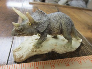 Vintage Castagna dinosaur model Triceratops