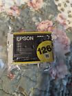 Genuine EPSON 126 Yellow Ink Cartridge T126420 New Sealed