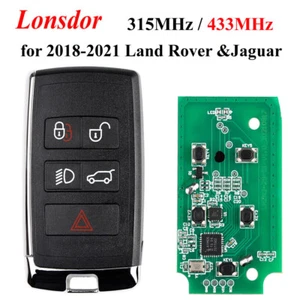 Lonsdor Smart Key Smart start 315MHz/433MHz Fit for Land Rover& Jaguar 2018-2021 - Picture 1 of 10