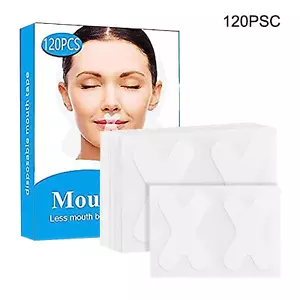 120pcs NEW X Shape Sleep Strips Tape For Sleeping Anti Snore Teeth Grinding - Picture 1 of 12