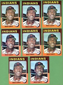 1975 Topps #655 Rico Carty Indians Lot x8 EX/NM / NM - Picture 1 of 1