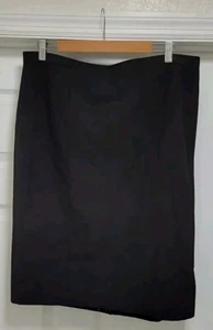 Ann Taylor Rock Damen Größe 14 Schwarz Futter Reißverschluss hinten Business Büro - Bild 1 von 10