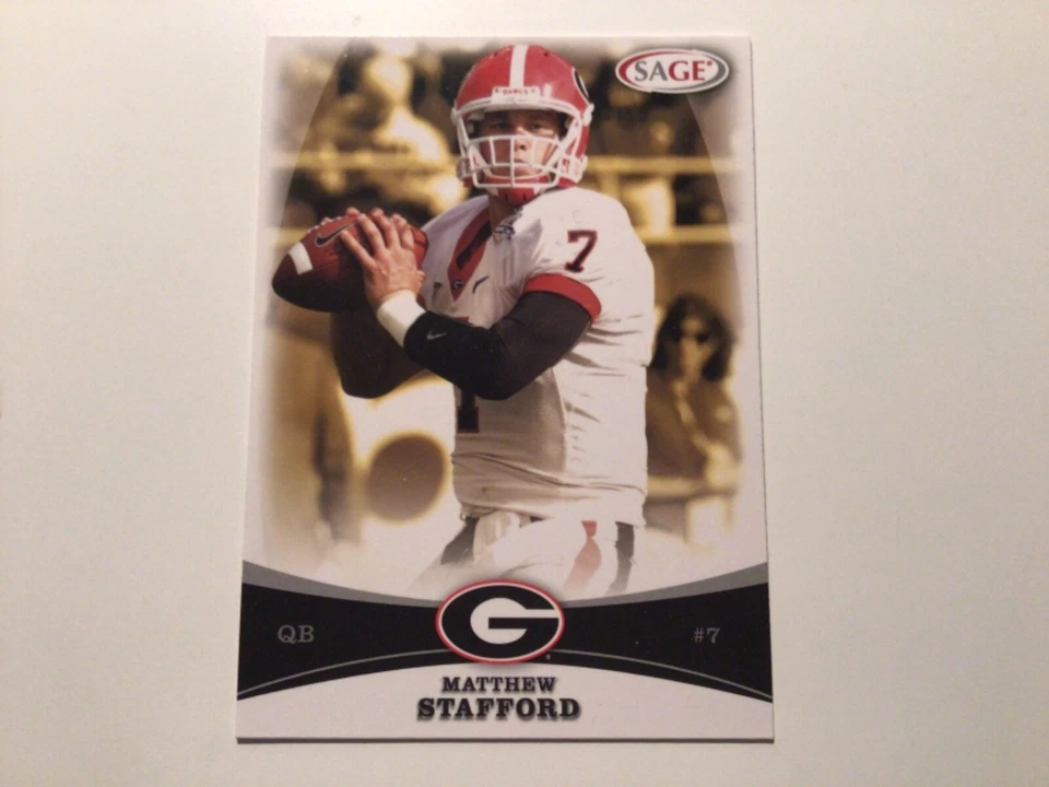 2009 Sage Matthew Stafford #50 Rookie RC Card - Image 1 of 1