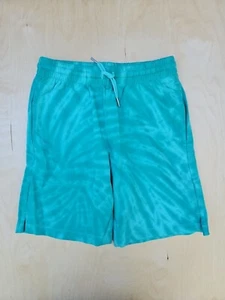 NWOT Hanna Andersson LIGHTWEIGHT TIE DYE TIDEPOOL SWEAT SHORTS 140 10 - Picture 1 of 6