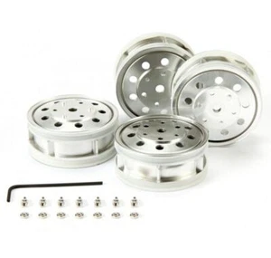 Tamiya 56518 1:14 Truckfelgen (2) hinten/AG. Chrom matt 300056518 - Bild 1 von 1