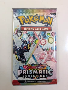 Sealed Prismatic Evolutions Pokemon Scarlet and Violet - Booster Pack English - Picture 1 of 3
