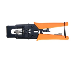 Coax Compression Crimping Tool for RCA BNC F-Connectors RG59 RG6 Coaxial Cable - Picture 1 of 10