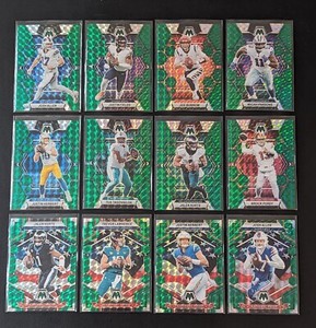 2023 MOSAIC FOOTBALL GREEN MOSAIC PRIZM w/ RC & National Pride ~ YOU PICK!