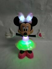 Disney Minnie Mouse Rainbow Dazzle Talking Light Up Music Touch Activated Mattel