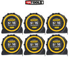 TOUGH MASTER AUTOLOCK Measuring Tape 5M Metric Imperial Class II Pack of 6
