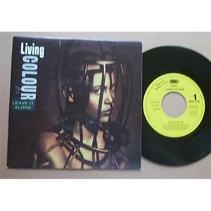 LIVING COLOUR LEAVE IT ALONE (1 SIDED ) 7" PROMO 1 SIDED + P/S SPANISH - Picture 1 of 1