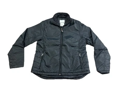 New Balance Womens Black Lightweight Puffer Jacket w/ Media Pocket Extra Small - Image 1 of 3