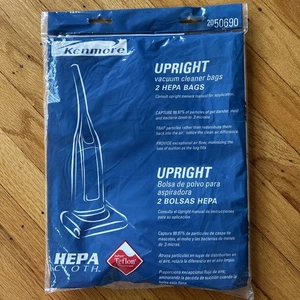 2er-Pack Original-Zubehör-Hersteller Kenmore Staubsauger Boden Filtrete REINIGER Beutel Modell 50690 HEPA TEFLON - Bild 1 von 2