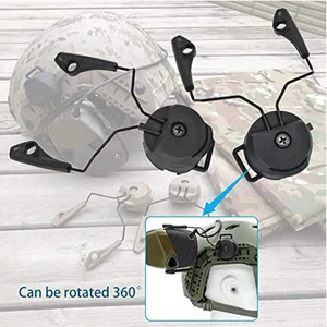 For Howard Leight Headset Electronic Earmuf Helmet Rail Tactical Headphone Stand - Picture 1 of 14