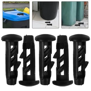 5 Pcs Trash Can Latch Bin Plastic Pin Replacement Garbage Hinges Lid - Picture 1 of 12