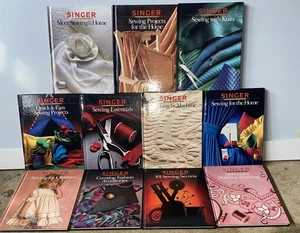 Singer Sewing Machine Reference Library Books Lot Of 11 Hardcovers Books - Picture 1 of 13