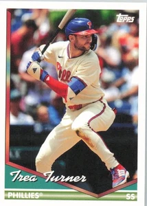 2024 Topps Archives 1994 #292 Trea Turner Philadelphia Phillies - Imagen 1 de 2