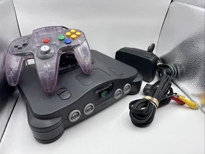 Nintendo 64 System 32MB Heimkonsole - Anthrazit Grau GETESTET - Bild 1 von 4