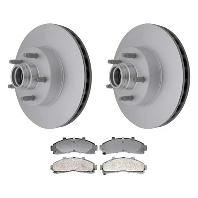 For Ford Explorer 95-01 ACDelco Silver Front Brake Kit w Semi-Metallic Pads Foto 1 de 4