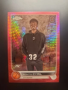 2022-23 Topps Chrome OTE Pink Prism Refractor #14 Somto Cyril City Reapers /150 - Picture 1 of 4