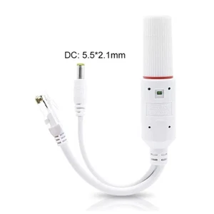 10/100Mbps Rj45 Port PoE Splitter IEEE802.3 Af Ethernet POE Adapter DC 12V4858 - Afbeelding 1 van 7