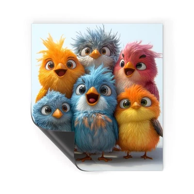 Colorful Birds Dishwasher Covers Decorative,Refrigerator Magnetic Cover Stick... - Image 1 of 4