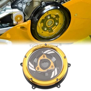 CNC Racing Clear Clutch Cover & Spring Retainer kits For Ducati Panigale V4 V4S - Picture 1 of 18